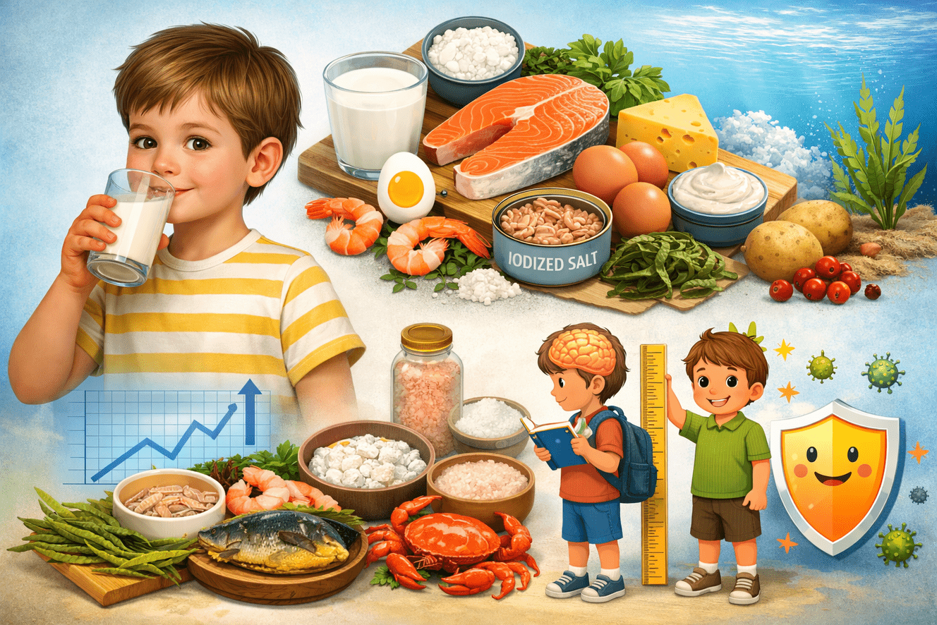 Why Do You Need Iodine in Your Child’s Diet? Importance, Benefits & Sources of Iodine in Food