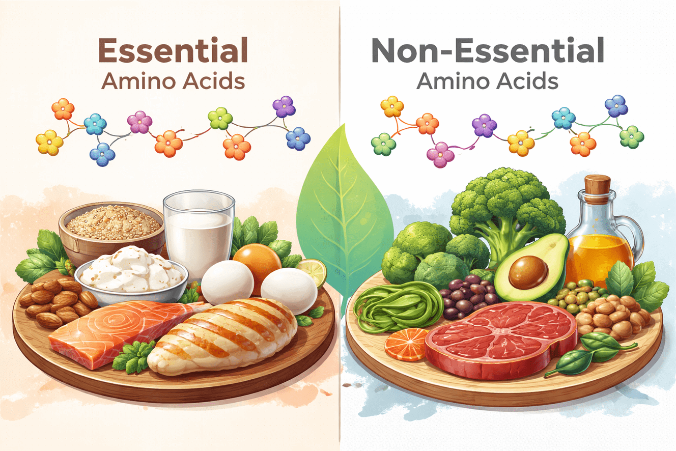 Essential vs. Non-Essential Amino Acids: What’s the Difference?